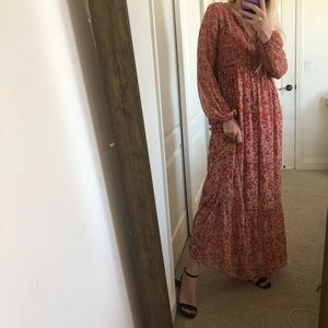 Floral boho dress